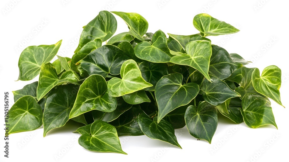 Lush green foliage of a vibrant plant Lush green foliage of a vibrant plant