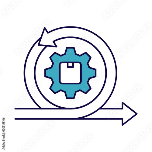 Incremental Delivery – Arrows Representing Stepwise Development in Agile Processes photo