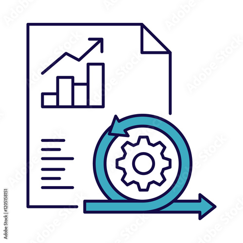 Agile Metrics – Performance Graph Representing Data-Driven Insights in Agile Processes