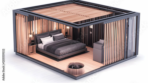 Modern Hotel Room Interior ...