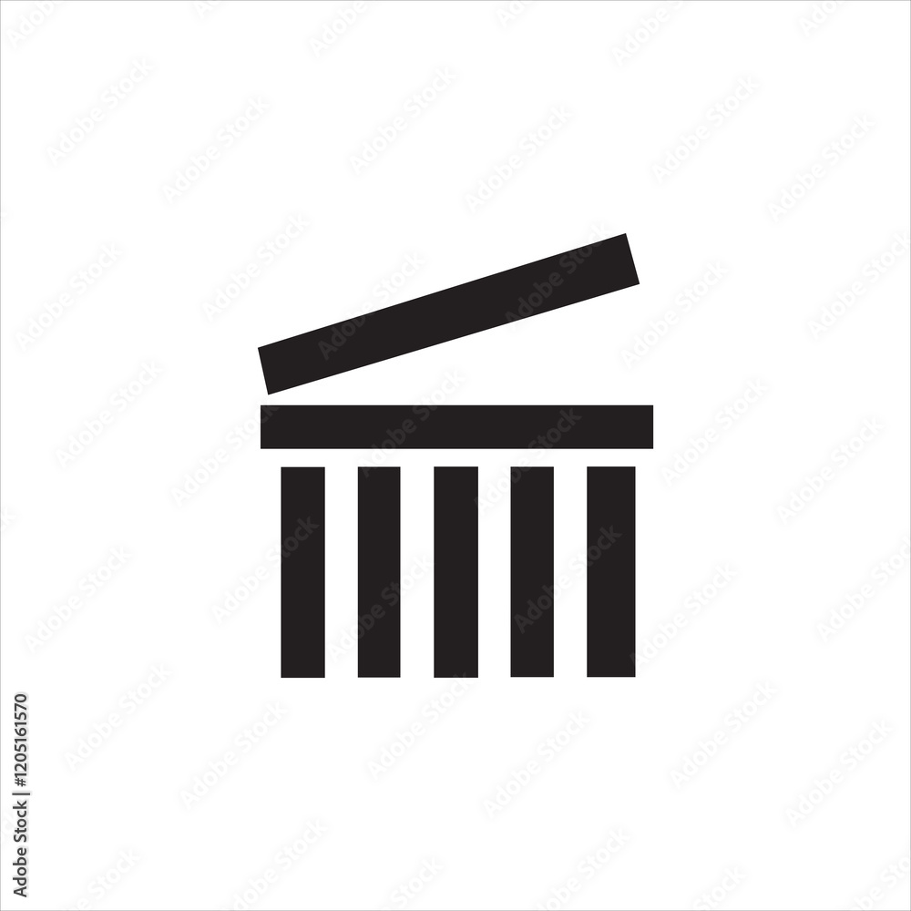 greek column vector illustration