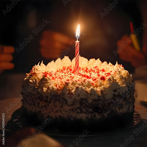 Chocolate Cake with Whipped...