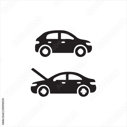 car icon set