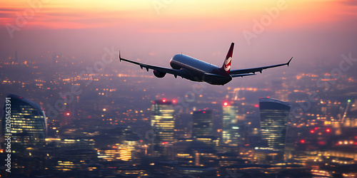 Airplane Ascends Gracefully...
