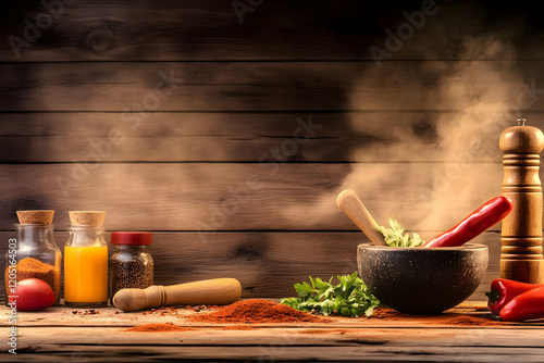 Spices and Herbs Create a C...