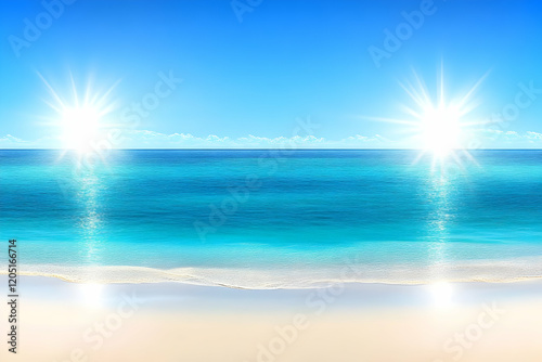 Sunlight Reflects on a Tran...