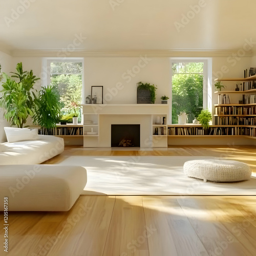 Modern living room interior...
