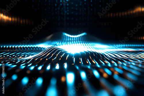 Abstract 3D Flowing Lines B...
