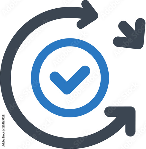 Cycle Verification Process Icon