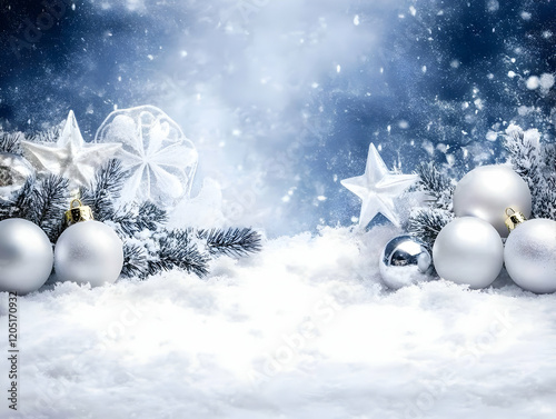 Silver and white Christmas ...