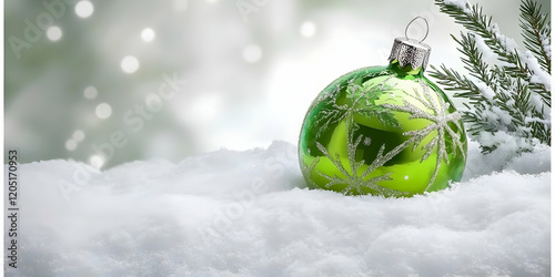 Green Christmas Ornament Re...