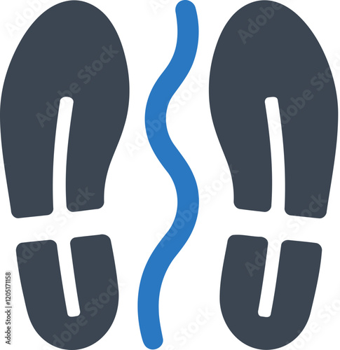 Step Divergence Icon