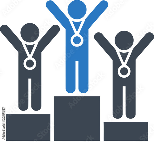 Podium Medals Icon