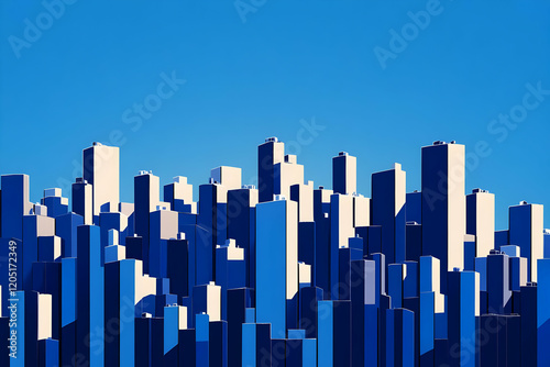 Abstract Cityscape Illustra...