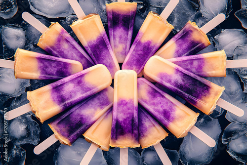 Purple and Orange Ice Cream...