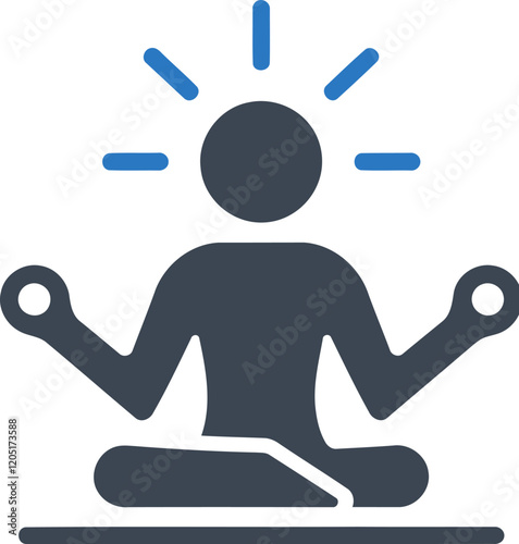 Mindful Meditation Calm Icon