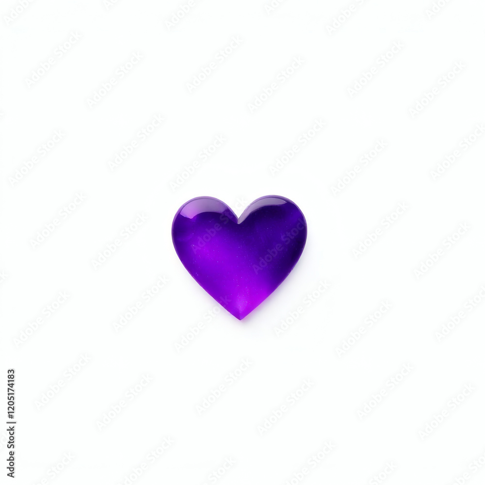 Obraz premium purple heart shaped 
