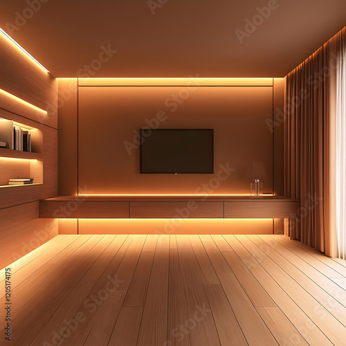Modern living room interior...