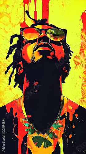 Stylized Portrait of a Pers...