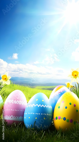 Colorful Easter Eggs Rest i...
