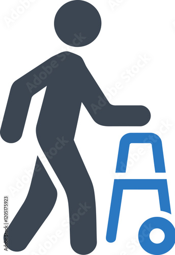 Crutches Support Icon