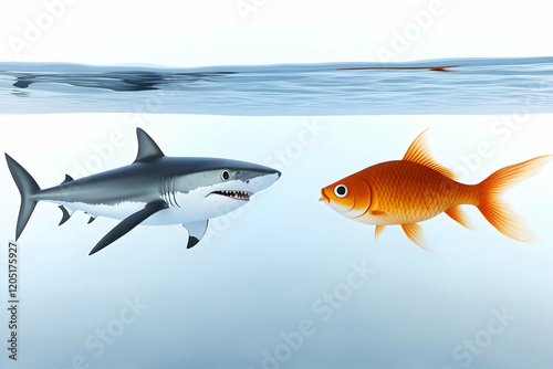 Shark Meets Goldfish: A 3D ...