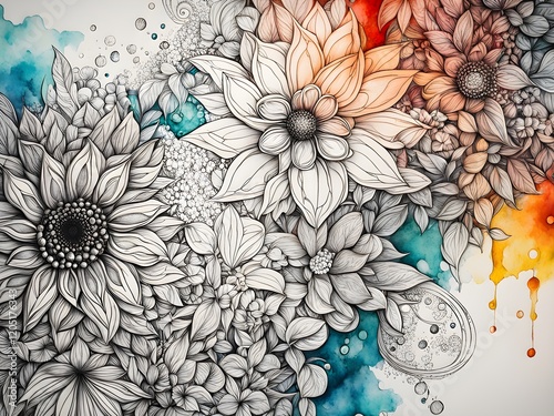 abstract floral background