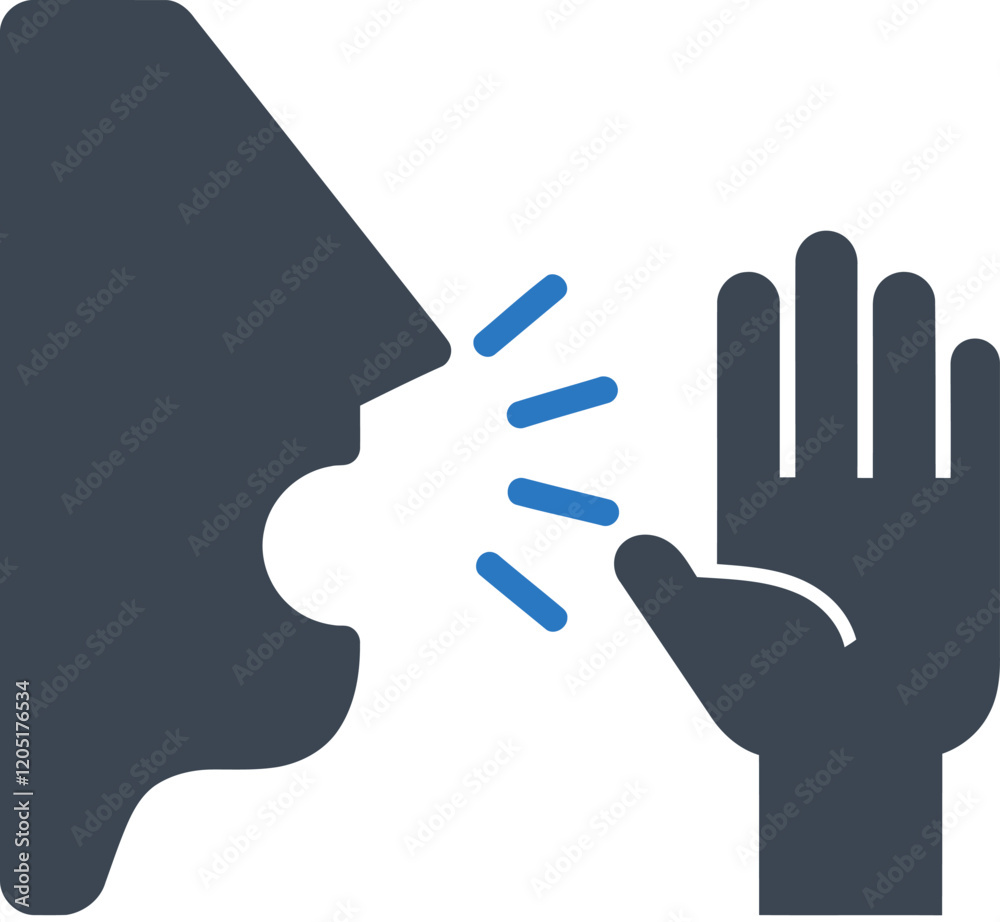 Obraz premium Voice Speaking Alert Icon