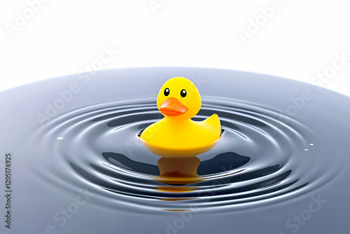 Yellow Rubber Duck Floating...