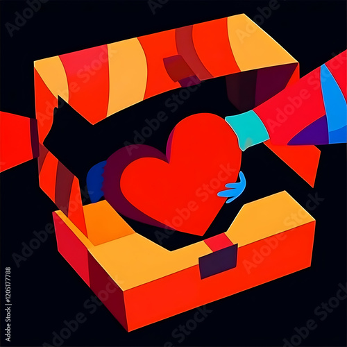 Abstract Illustration of a ...