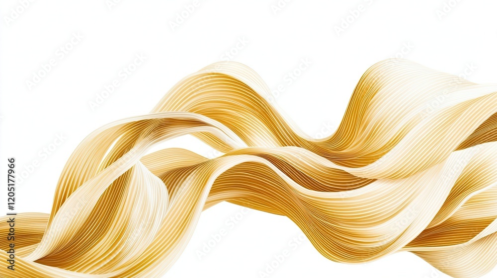 Minimalist pasta illustration created with a single line, isolated on a clean white background, perfect for branding, culinary, or recipe projects.