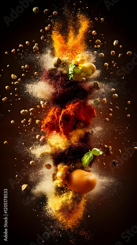 Spices and Herbs Explode Co...