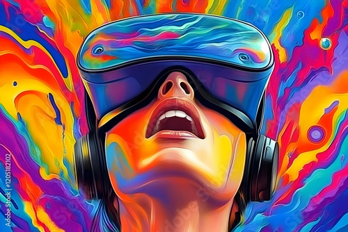 Woman Experiences Immersive...