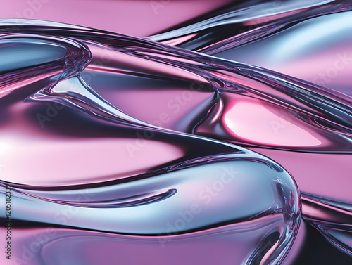Abstract 3D Render of Smoot...
