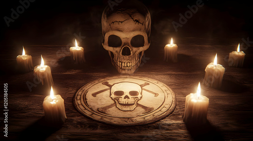 Skull and Crossbones on Woo...