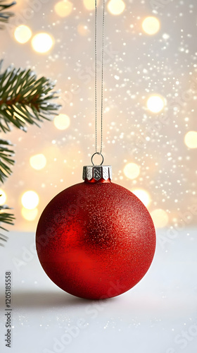 Red Christmas Ball Ornament...