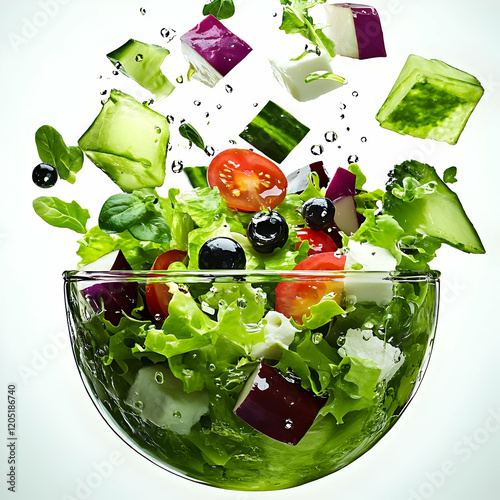 Fresh Salad Ingredients Spl...