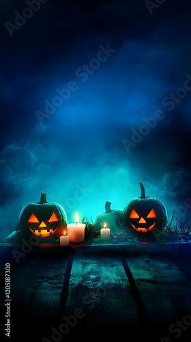 Spooky Halloween Pumpkins G...