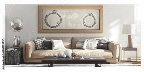 Modern Living Room Interior...