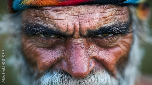 Close-up Portrait of a Seni...