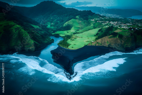 Aerial view of breathtaking...
