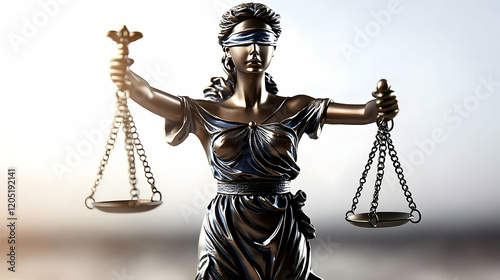 Bronze Statue of Justice Ho...