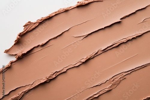 mocha mousse - color of the year 2025. cosmetic color swatches in brown color. ai generated