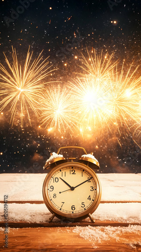 Golden Alarm Clock Rings in...