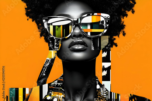 Stylish Woman with Sunglass...