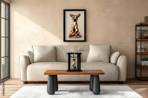 Modern Living Room Interior...