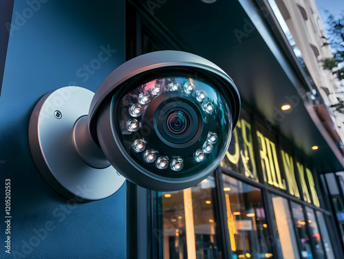 Modern Security Camera Moni...