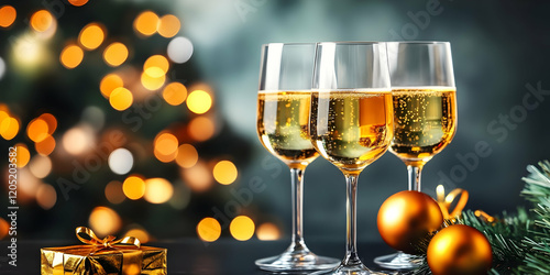 Champagne Glasses Sparkle B...