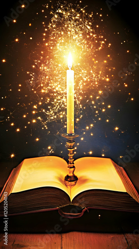Luminous Candle Illuminates...
