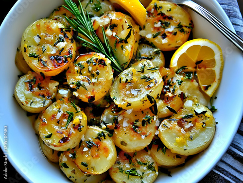 Roasted Potato Slices with ...
